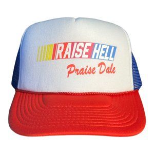 Raise Hell Praise Dale hat funny trucker hat nascar racing hat college party cap